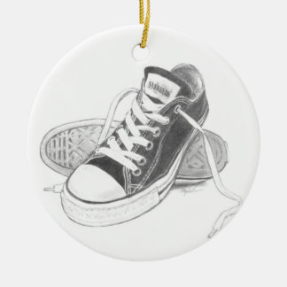 Ornamento del arte de las zapatillas de deporte