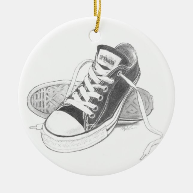Ornamento del arte de las zapatillas de deporte (Frente)