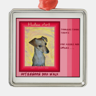 Ornamento del arte del Haiku de Chiweenie