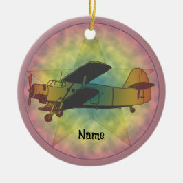 Ornamento del avión de Belleza Vieja