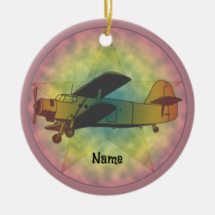 Ornamento del avión de Belleza Vieja