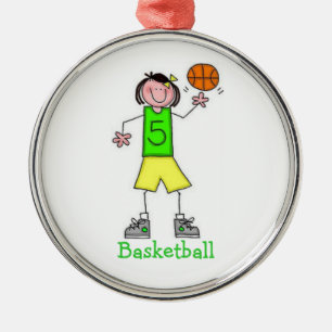 Ornamento del baloncesto de los chicas