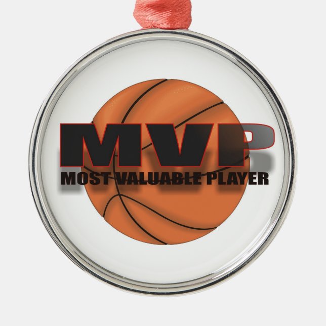 ORNAMENTO DEL BALONCESTO DEL MVP (Frente)