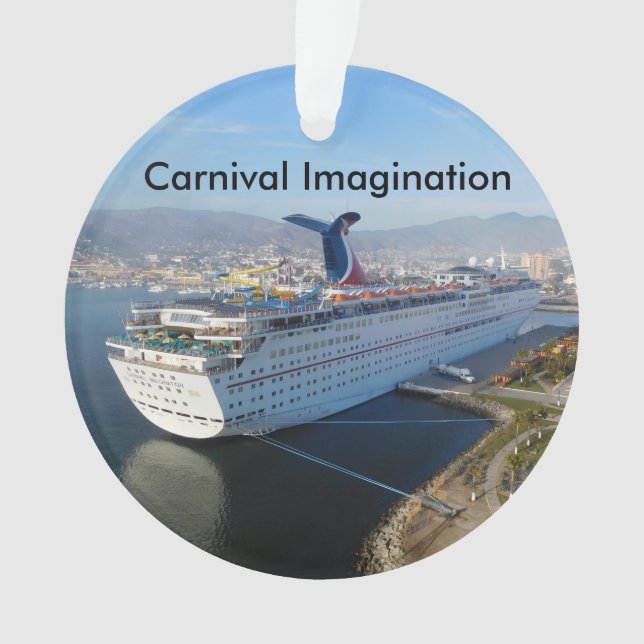 Ornamento del barco de cruceros (Anverso)