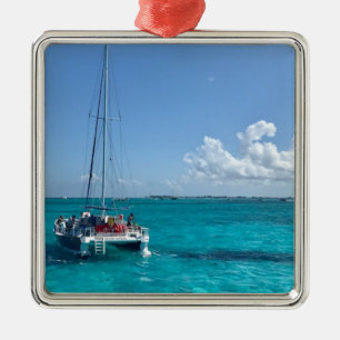 Ornamento del barco del mar del Caribe