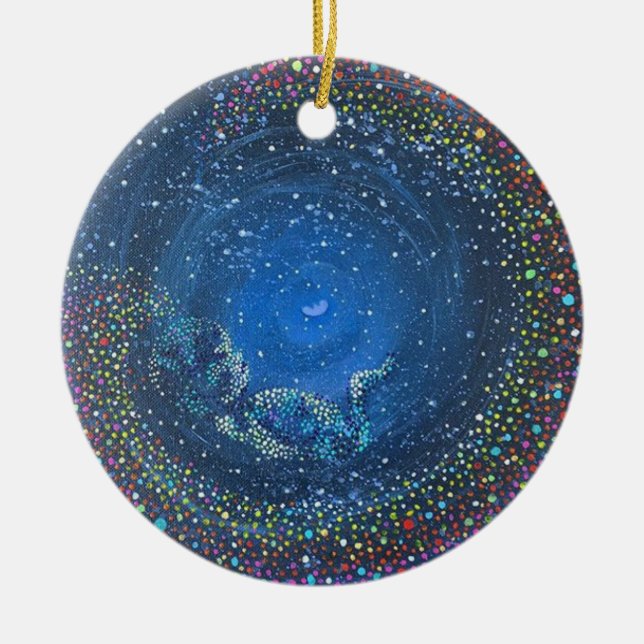 Ornamento del bebé arcoiris (Frente)