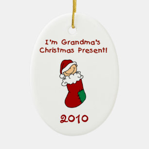 Ornamento del bebé del regalo de Navidad de la