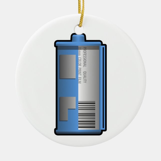 ornamento del bote de la película de 35m m (Frente)