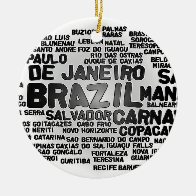 Ornamento del BRASIL (Frente)
