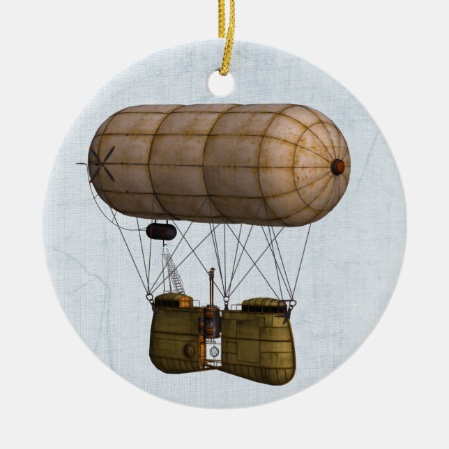 Ornamento del buque Steampunk Airship (Frente)