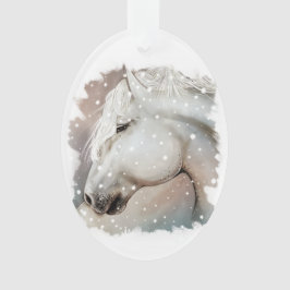 Ornamento del caballo Nevado