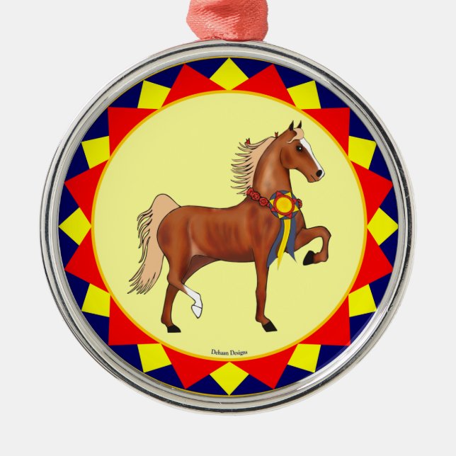 Ornamento del campeón de Saddlebred del americano (Frente)