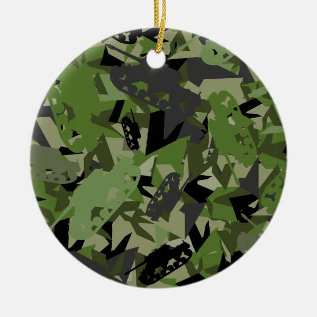 Ornamento del camuflaje del ejército del tanque (Frente)