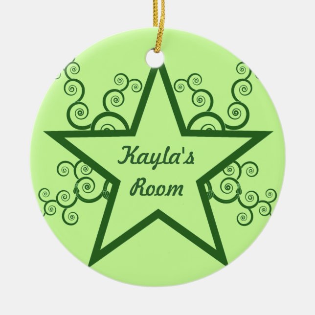 Ornamento del cáncamo de puerta de Swirls Supersta (Frente)