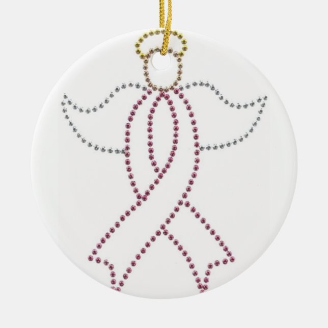 Ornamento del cáncer de pecho (Frente)