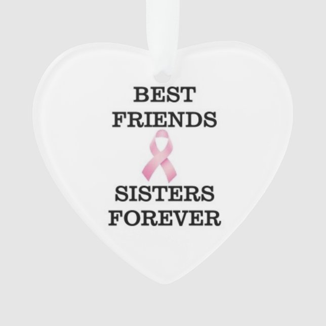 Ornamento del cáncer de pecho de la hermana (Anverso)