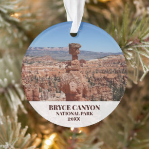 Ornamento del cañón de Bryce - Año personalizad