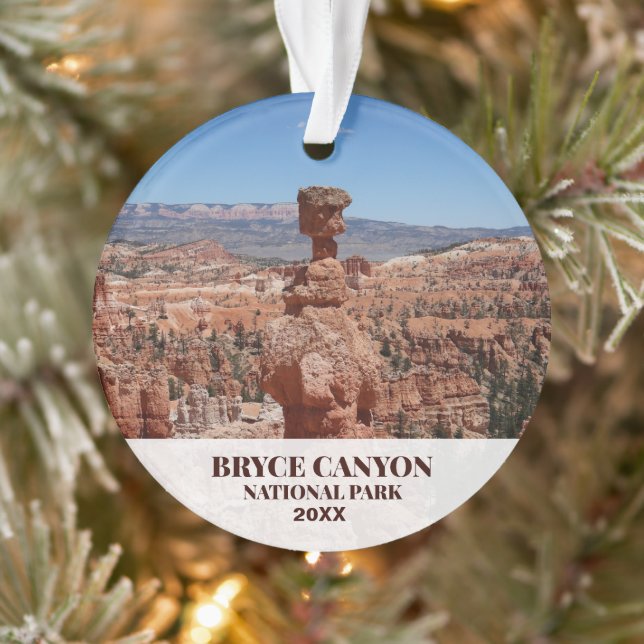 Ornamento del cañón de Bryce - Año personalizado (Árbol)