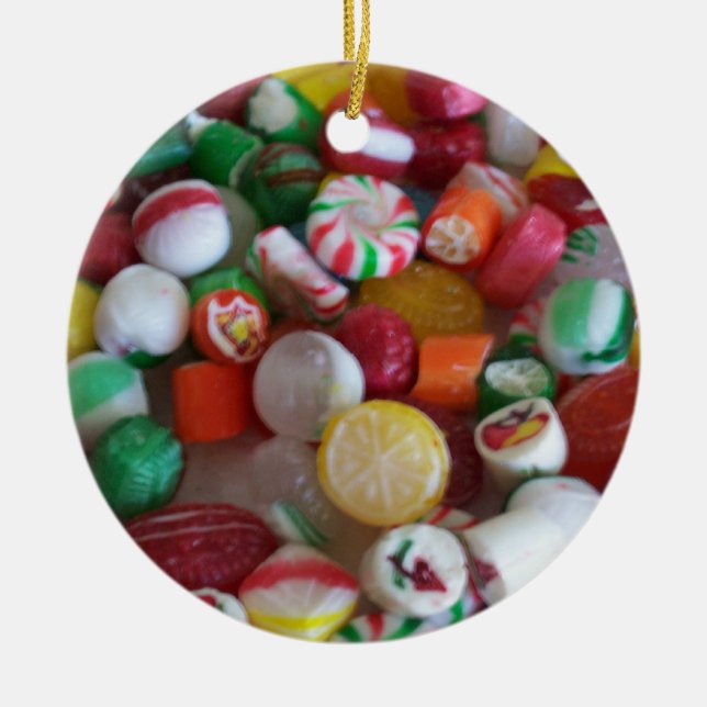 Ornamento del caramelo del navidad (Frente)