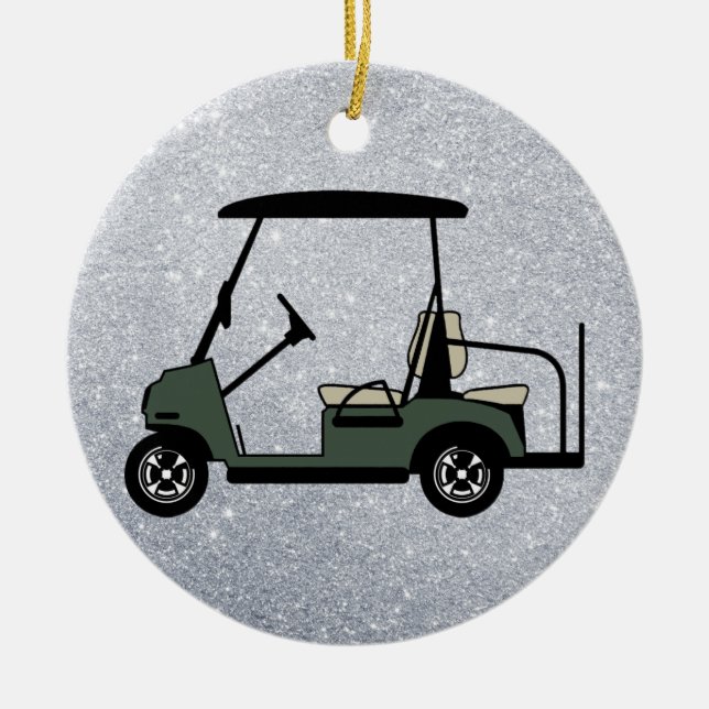 Ornamento del carrito de golf (Frente)
