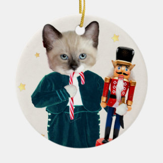 Ornamento del cascanueces de los gatitos