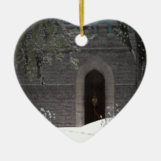 Ornamento del castillo del invierno