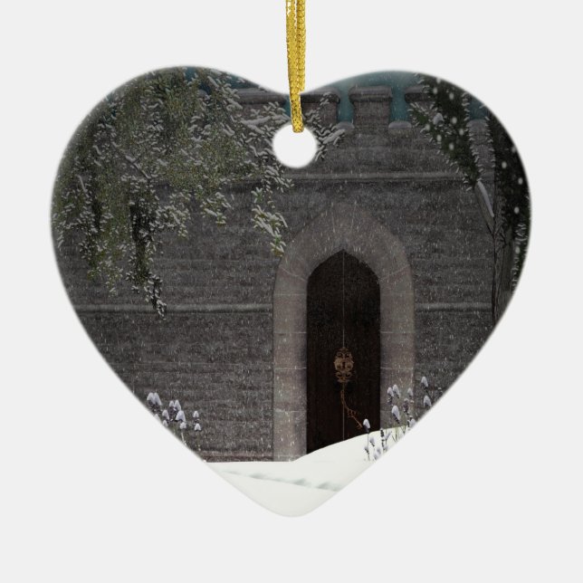 Ornamento del castillo del invierno (Frente)