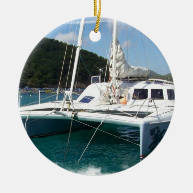 Ornamento del catamarán (Frente)