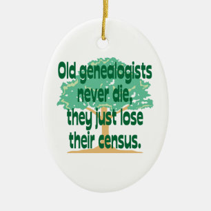 Ornamento del censo de la genealogía
