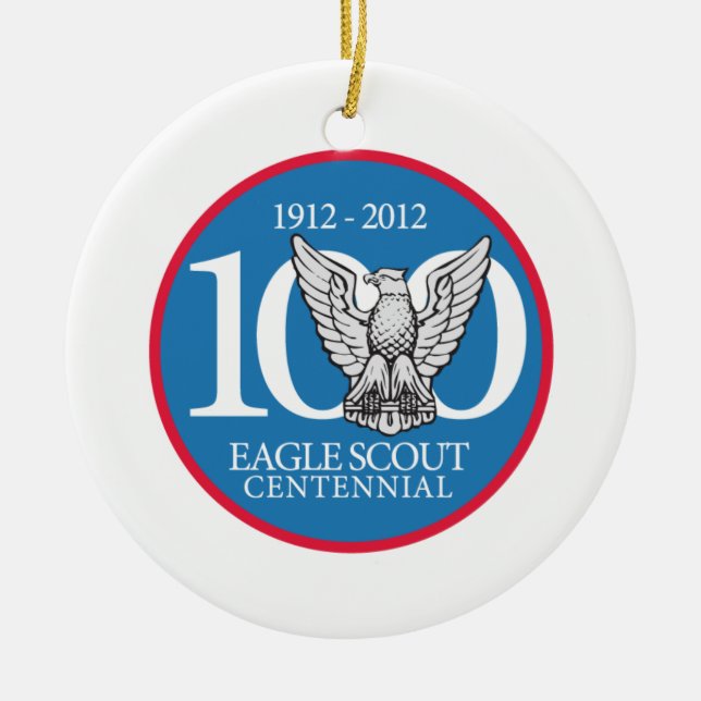Ornamento del Centennial de Eagle Scout (Frente)