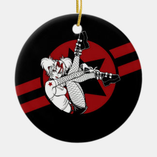 Ornamento del chica de Punkrock