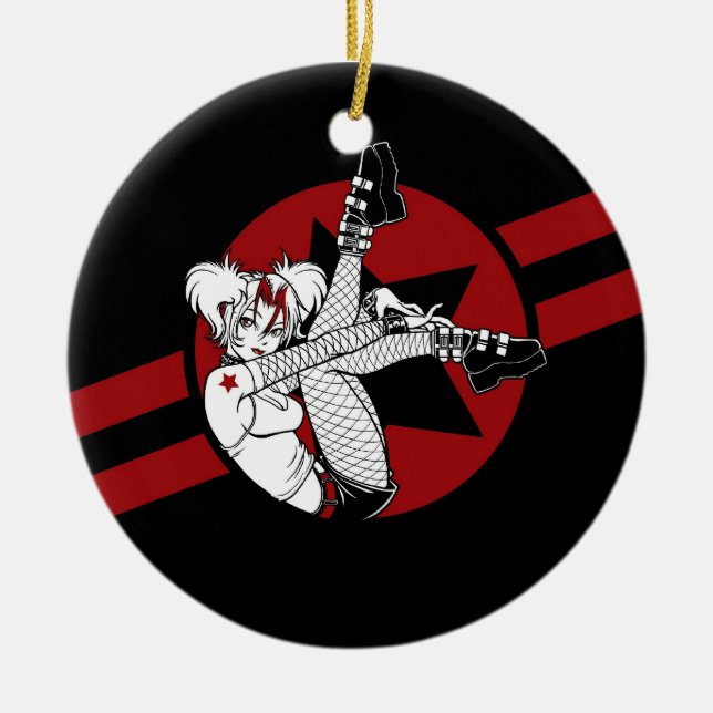 Ornamento del chica de Punkrock (Frente)