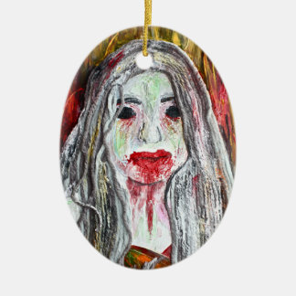 Ornamento del chica del zombi