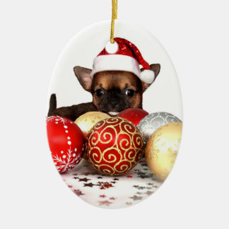 ornamento del christma de la chihuahua