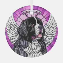 Ornamento del Círculo Ángel del Perro de Terranova