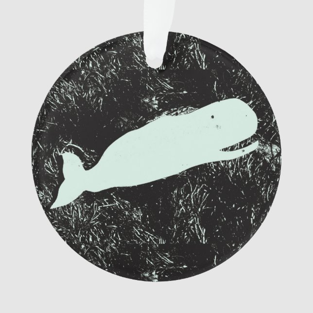 ornamento del círculo blanco de ballenas (Anverso)