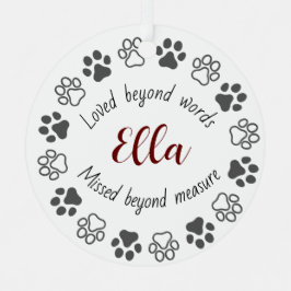 Ornamento del Círculo Cerámico en Memoria del masc