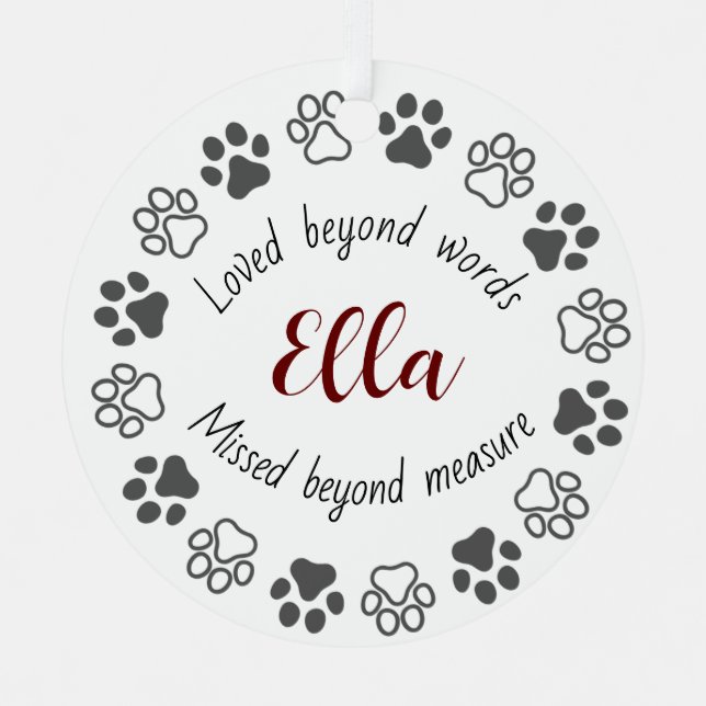 Ornamento del Círculo Cerámico en Memoria del masc (Anverso)