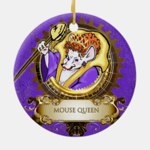 Ornamento del Círculo Cerámico Nutcracker: Reina