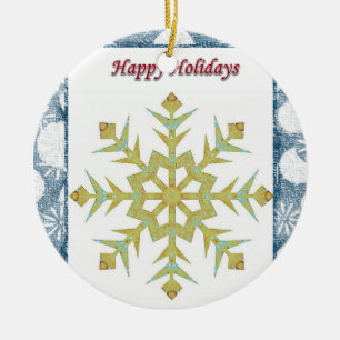 Ornamento del Círculo de navidades, Felices Fiesta