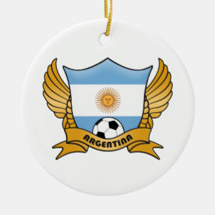 Ornamento del círculo del fútbol de la Argentina