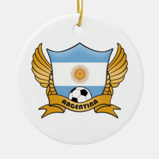 Ornamento del círculo del fútbol de la Argentina