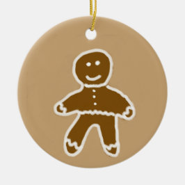 Ornamento del Círculo del Hombre de Gingerbread