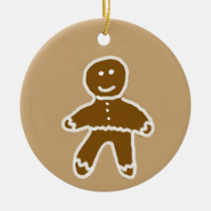 Ornamento del Círculo del Hombre de Gingerbread