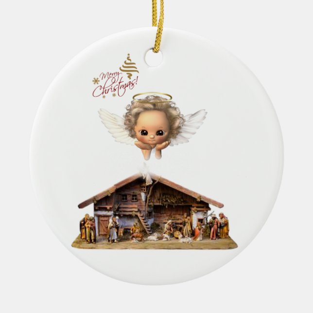 Ornamento del Círculo navidades, Jesucristo (Frente)