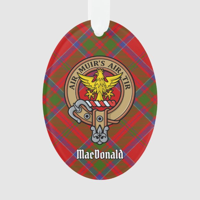 Ornamento del clan MacDonald de Keppoch Escudo (Anverso)