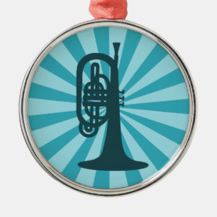 Ornamento del Clef de Starburst Mellophone