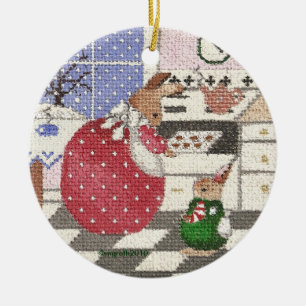 ornamento del conejo de cocción