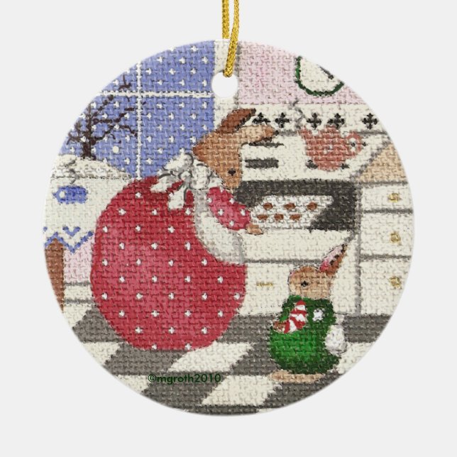 ornamento del conejo de cocción (Frente)