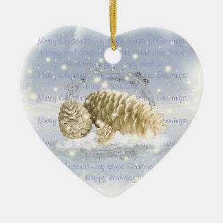 Ornamento del cono del pino del navidad